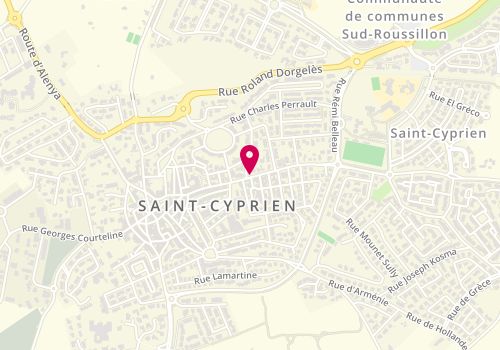 Plan de DANISEVICIUS Thierry, 69 Avenue du Roussillon, 66750 Saint-Cyprien