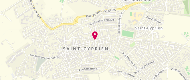 Plan de BARTHELEMY Patrick, 69 Avenue du Roussillon, 66750 Saint-Cyprien