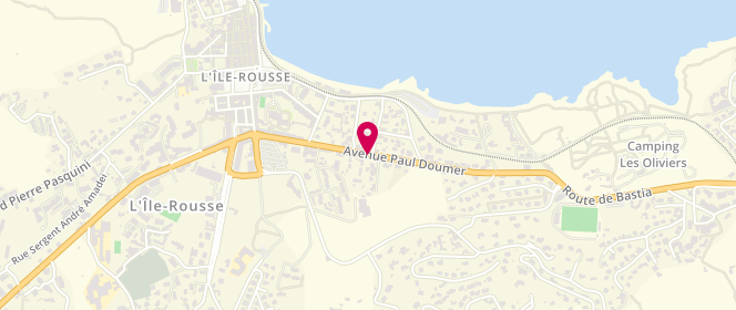 Plan de TADDEI Charles, Avenue Paul Doumer, 20220 L'Île-Rousse