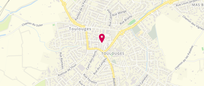 Plan de CABAZ Thomas, 5 Place du Beffroi, 66350 Toulouges
