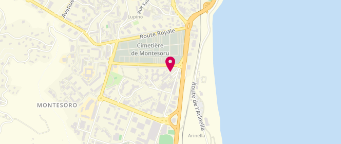 Plan de PAOLI Anne-Daria, Centre Commercial Polygone, 20600 Bastia