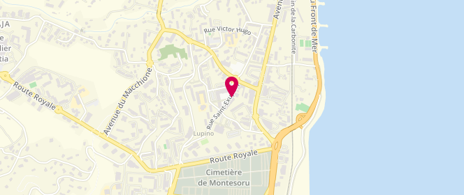 Plan de GANDOLFI-SCHEIT Marie Laure, Rue Saint Exupéry, 20600 Bastia