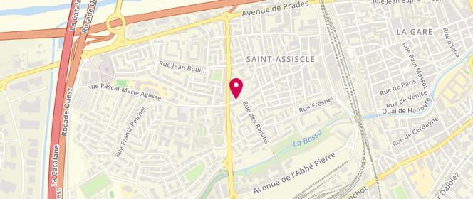 Plan de ANDREU Anne Marie, 34 Rue Pascal Marie Agasse, 66000 Perpignan
