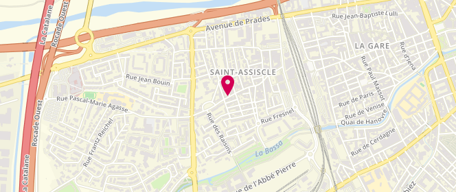 Plan de TOUCHET Didier, 24 Rue Pascal Marie Agasse, 66000 Perpignan