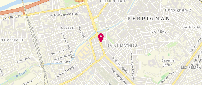 Plan de TESTI QUIROS Ricardo Pablo, 11 Boulevard des Pyrenees, 66000 Perpignan