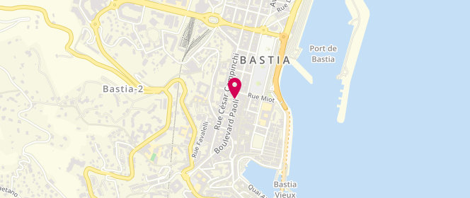 Plan de MANZI Bruno, 27 Boulevard Paoli, 20200 Bastia