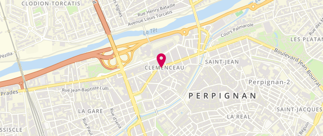 Plan de ANDUZE-ACHER Jean, 27 Boulevard Georges Clemenceau, 66000 Perpignan