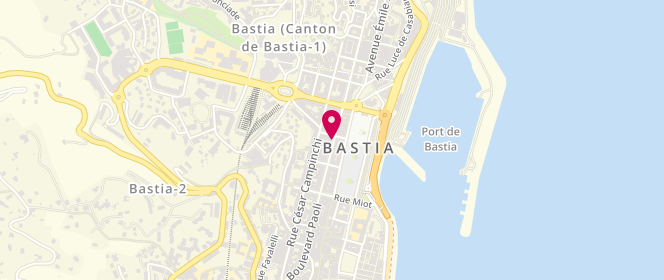 Plan de CALENDINI Jean Baptiste, 39 Boulevard Paoli, 20200 Bastia