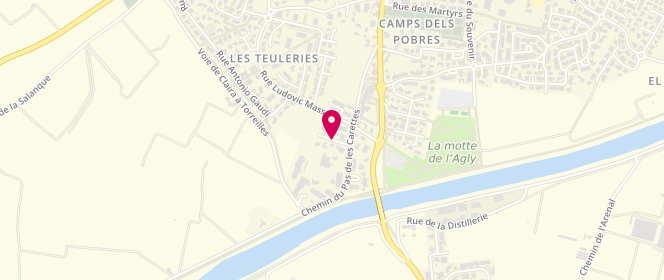 Plan de GIOT Matthieu, Rue Gustave Eiffel, 66250 Saint-Laurent-de-la-Salanque