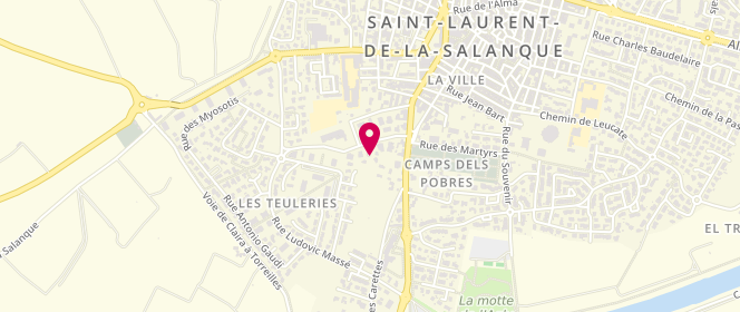 Plan de DERYCKE Jacques, 7 Rue du Docteur Rene Marques, 66250 Saint-Laurent-de-la-Salanque