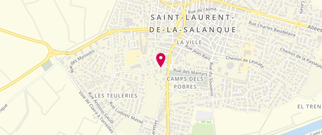 Plan de MEDINA Marc, 1 Rue du Docteur Rene Marques, 66250 Saint-Laurent-de-la-Salanque
