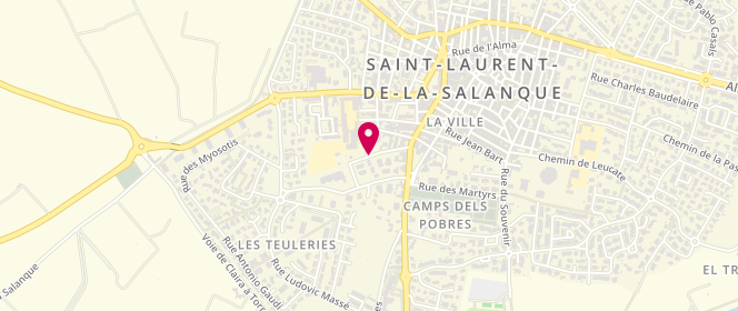 Plan de THEVENOT Claude, 17 Rue du Docteur Jean Payri, 66250 Saint-Laurent-de-la-Salanque