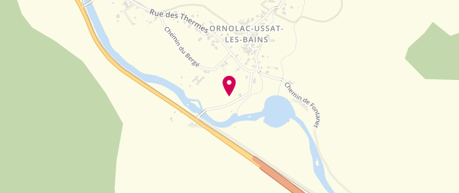 Plan de VAUGEOIS Christiane, Route d'Ornolac, 09400 Ussat
