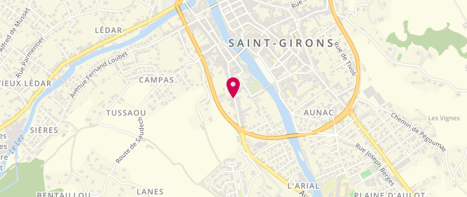Plan de GROS Jean Charles, 30 Ter Avenue Gallieni, 09200 Saint-Girons