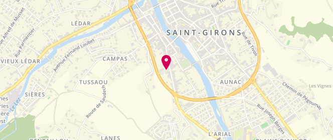 Plan de RASTRELLI Sophie, Boulevard du General de Gaulle, 09200 Saint-Girons