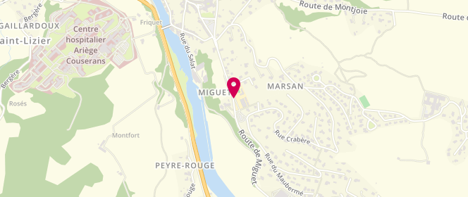 Plan de PEYRE Emmanuel, 29 Route de Miguet, 09190 Saint-Lizier