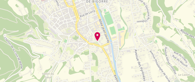 Plan de ADAM Robert, 6 Rue Jacques Soubielle, 65200 Bagnères-de-Bigorre