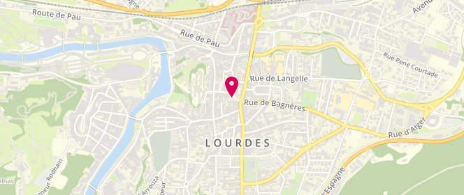 Plan de GABARRE Pierre, Place Peyramale, 65100 Lourdes