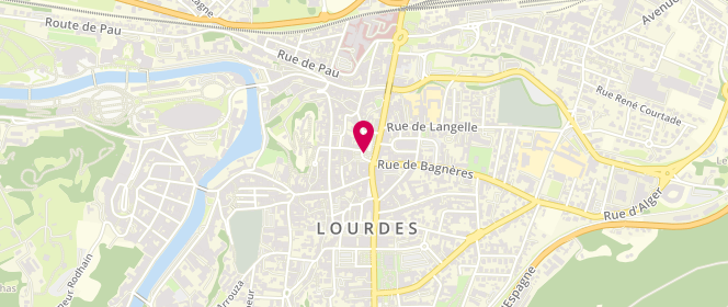 Plan de FAUR Jean-Jacques, 7 Place Peyramale, 65100 Lourdes