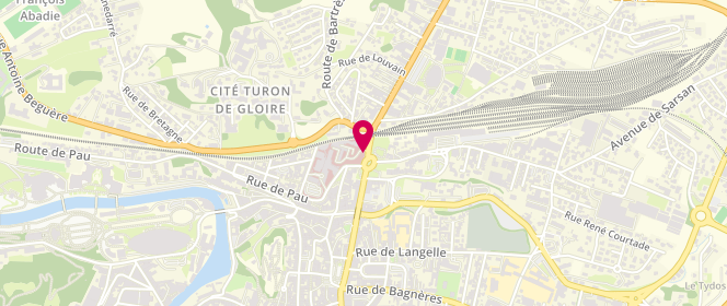 Plan de MASSOURE Marie-Pauline, 2 Avenue Alexandre Marqui, 65107 Lourdes