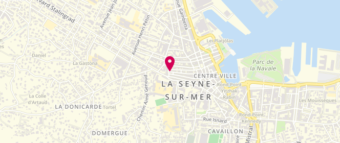Plan de DA PRATO Philippe, 55 Rue Evenos, 83500 La Seyne-sur-Mer