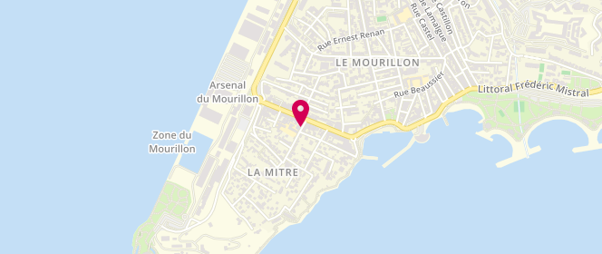 Plan de GUELFUCCI Pierre-Arnaud, 30 Avenue Jean Baptiste Lieutaud, 83000 Toulon