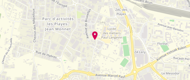 Plan de LAURENT Stéphane, 455 Avenue de Bruxelles, 83500 La Seyne-sur-Mer
