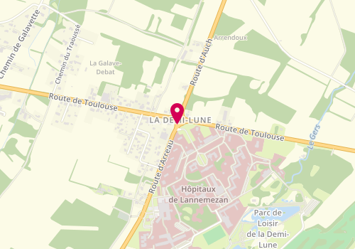 Plan de MARIAUX Nathalie, 644 Route de Toulouse, 65300 Lannemezan