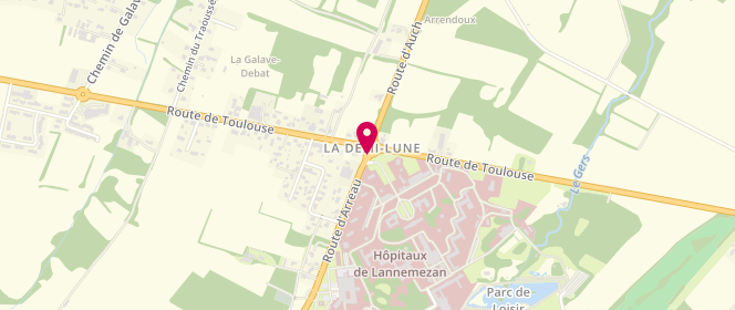 Plan de BAKIR Mohammed, 644 Route de Toulouse, 65300 Lannemezan