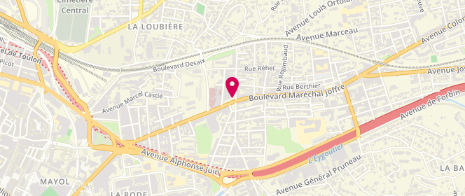 Plan de TOLEDANO Elie, 525 Avenue François Cuzin, 83000 Toulon