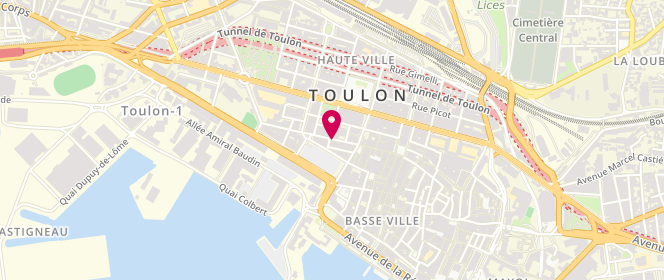 Plan de BOURDON Hugo, 281 Bis Rue Jean Jaurès, 83000 Toulon