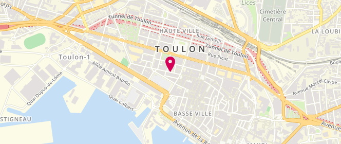 Plan de DOMENJOD Marc, 281 Rue Jean Jaurès, 83000 Toulon
