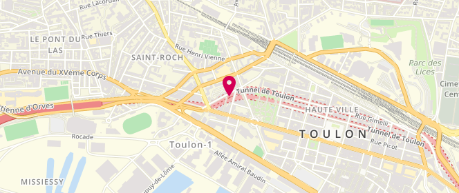 Plan de FOHET Catherine, 254 Avenue Rageot de la Touche, 83000 Toulon