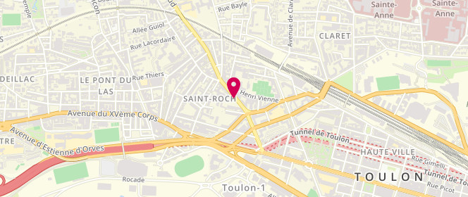 Plan de MICHAUT Christophe, 99 Avenue Saint Roch, 83000 Toulon