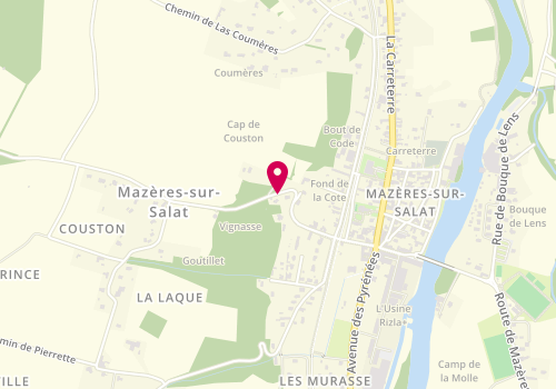 Plan de FAURE Jean Claude, Route de Saint Martory, 31260 Mazères-sur-Salat