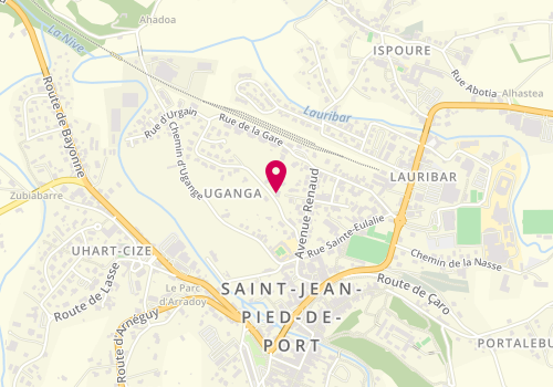 Plan de GOITY Maritchu, 25 Avenue Renaud, 64220 Saint-Jean-Pied-de-Port