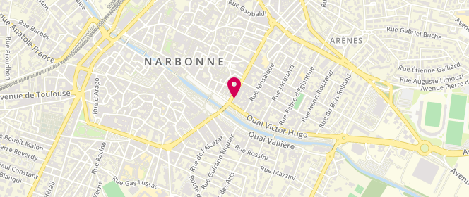 Plan de BONNET Karine, 6 Boulevard Gambetta, 11100 Narbonne