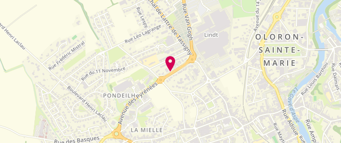 Plan de PERROUTIN Laurent, Boulevard des Pyrenees, 64400 Oloron-Sainte-Marie