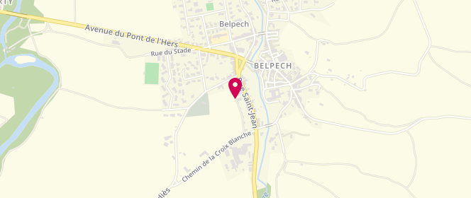 Plan de BERGAMO Henri, 5 Chemin des Mariages, 11420 Belpech