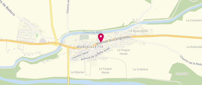 Plan de STANASEL Alin, 47 Bis Avenue du Languedoc, 11800 Marseillette