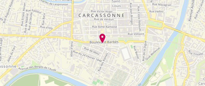 Plan de ESTINES Orlane, 55 Boulevard Barbès, 11000 Carcassonne
