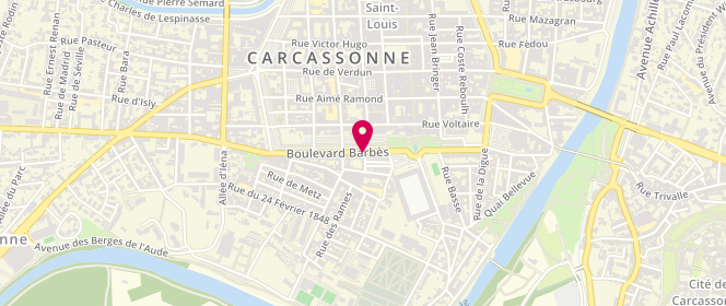 Plan de GUERIN Jean Francois, 39 Boulevard Barbès, 11000 Carcassonne