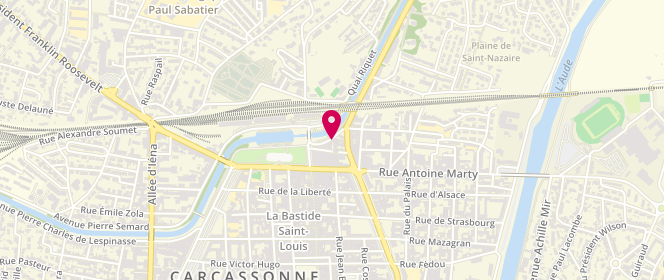 Plan de CAZANAVE Alain, 1 Avenue du Marechal Foch, 11000 Carcassonne