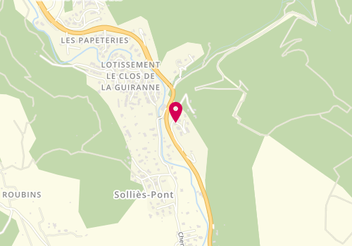Plan de LEROY Lise, Quartier Les Hauts Guirans Route Nationale 554, 83210 Solliès-Toucas