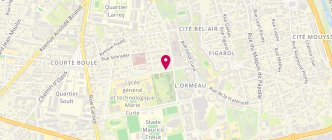 Plan de MAHJOUB Hella, 3 Rue Georges Ledormeur, 65000 Tarbes