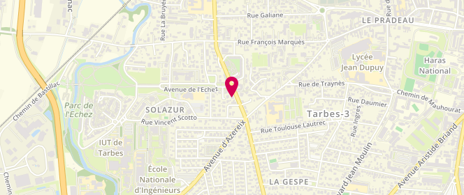 Plan de BOSC Emilie, 18 Boulevard du Marechal Lattre de Tassigny, 65000 Tarbes