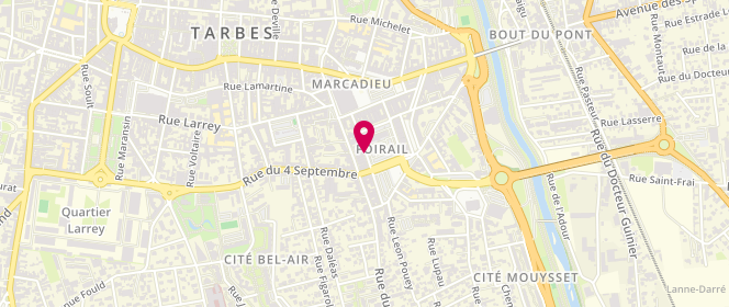 Plan de GEHIN WIBAUX NATHALIE, 15 Place du Foirail, 65000 Tarbes
