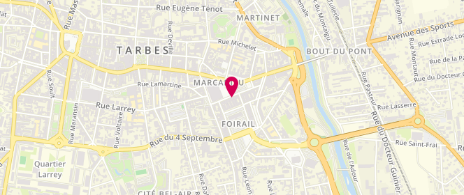 Plan de MACORIGH Romain, 18 Place Marcadieu, 65000 Tarbes