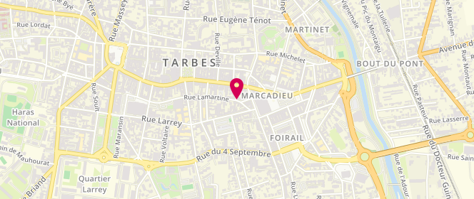 Plan de ATHANASE Jacques, 40 Rue Lamartine, 65000 Tarbes