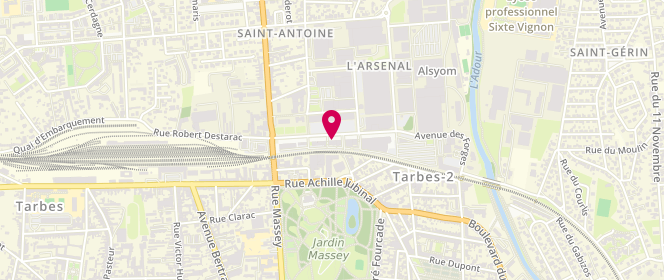 Plan de THORE Christophe, 6 Avenue des Forges, 65000 Tarbes